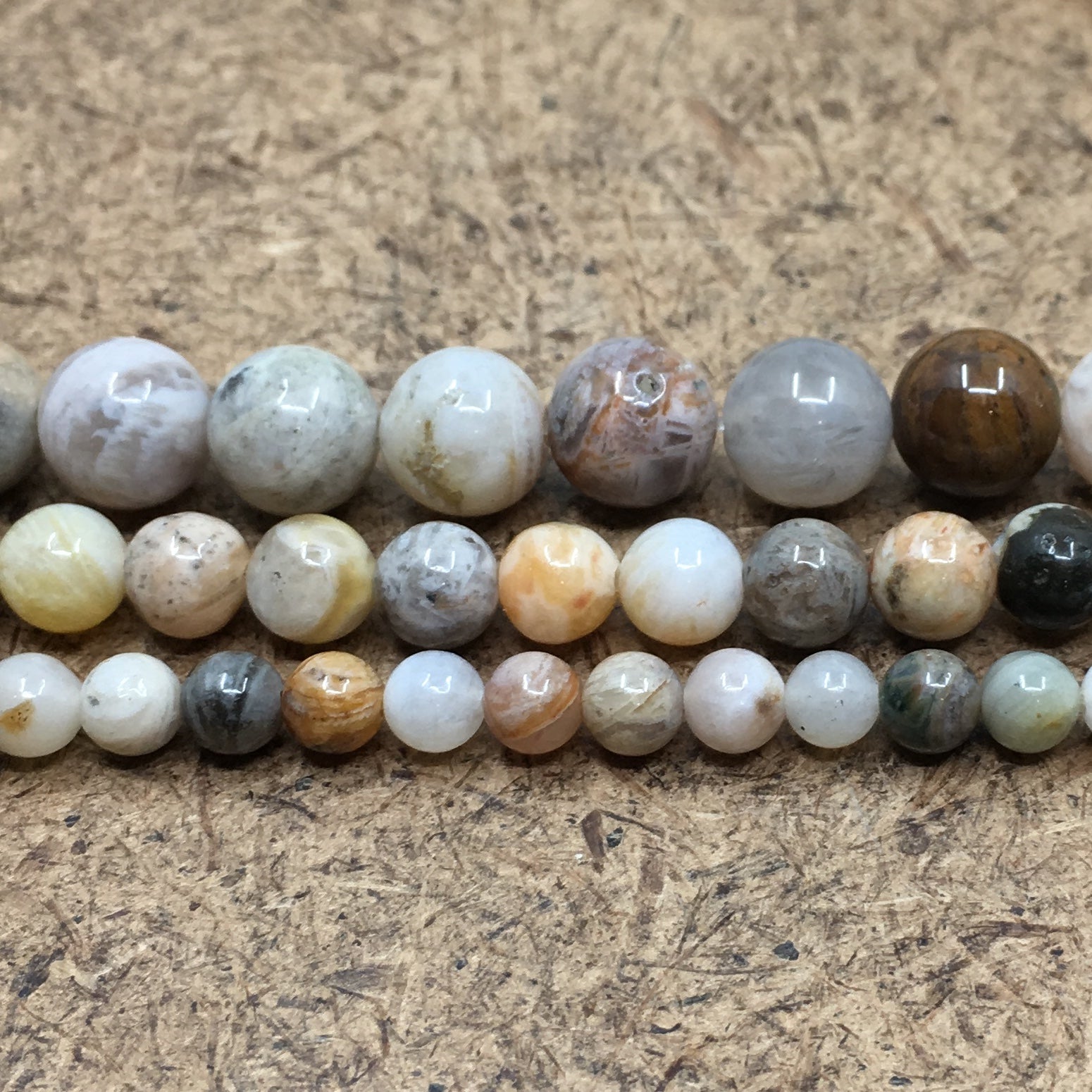 4mm Bamboo Agate Bead | Bellaire Wholesale