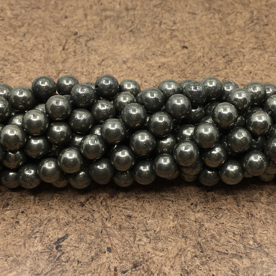 6mm Pyrite Bead | Bellaire Wholesale