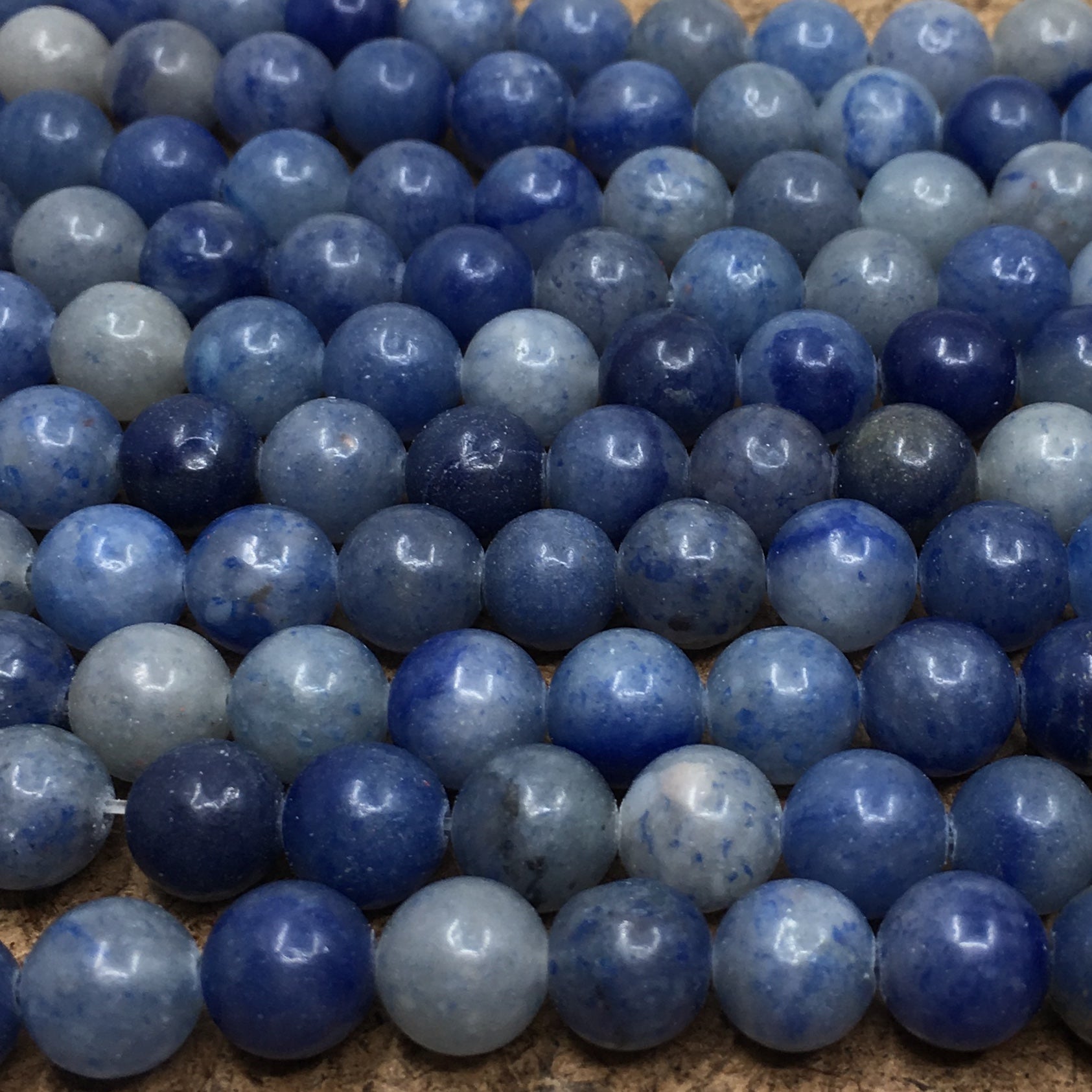 10mm Blue Aventurine Beads | Bellaire Wholesale