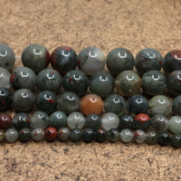 6mm Bloodstone Beads | Bellaire Wholesale