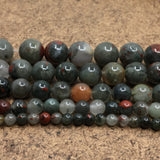 10mm Blood Stone Bead | Bellaire Wholesale