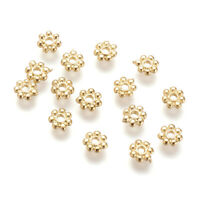 3mm Alloy Dull Gold Daisy Spacers | Bellaire Wholesale