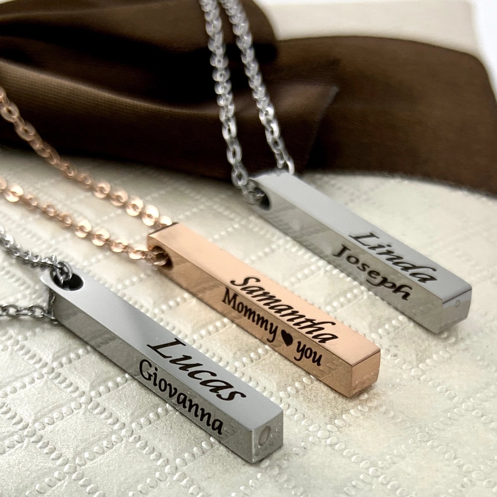3D Personalized Engraved Name Bar | Bellaire Wholesale