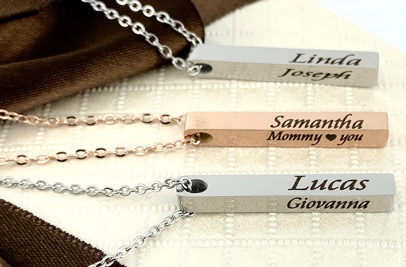 3D Personalized Engraved Name Bar | Bellaire Wholesale