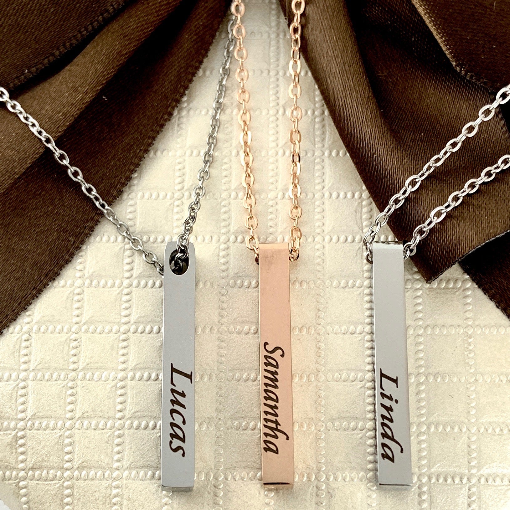 3D Personalized Engraved Name Bar | Bellaire Wholesale