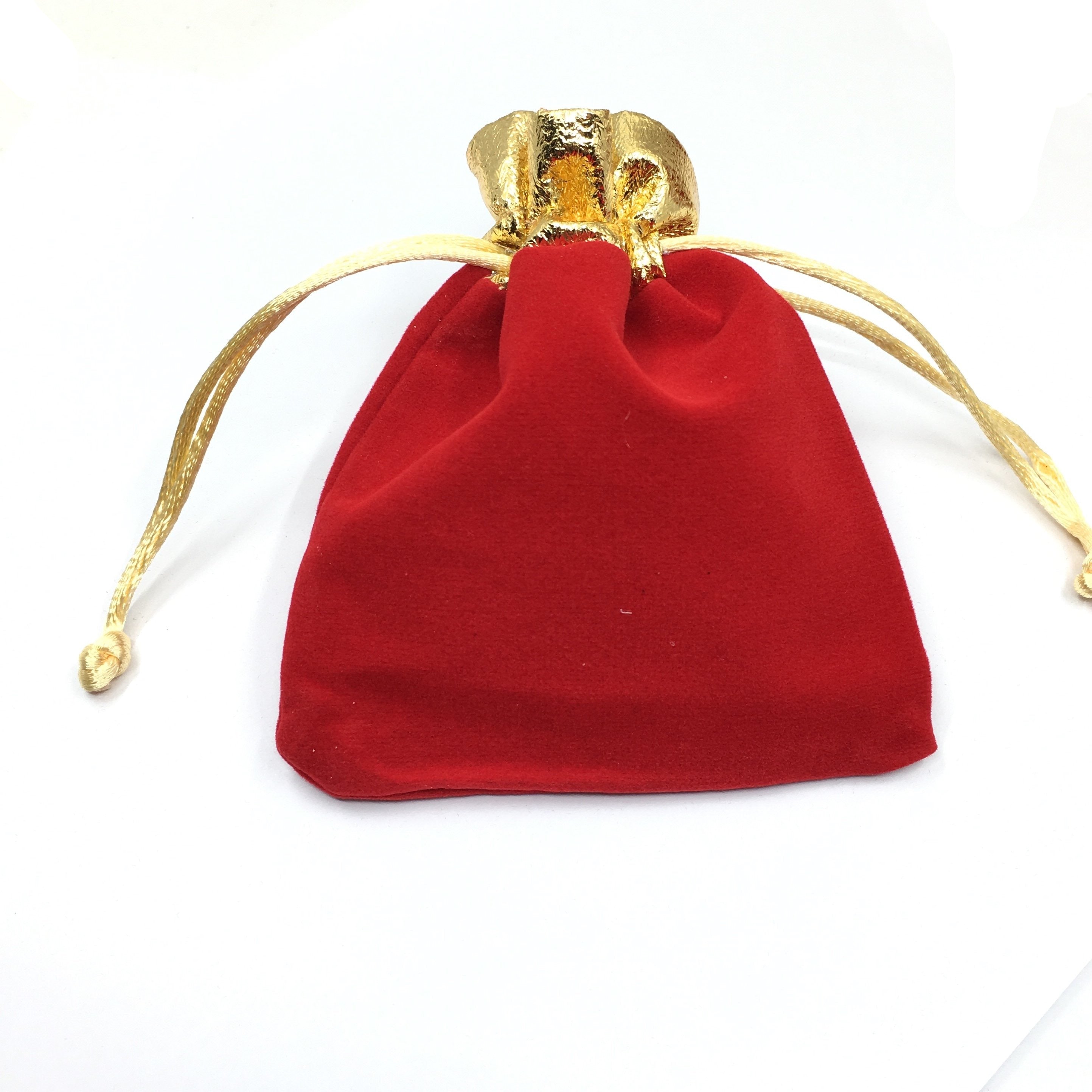Small Red Velvet Jewelry Bags | Bellaire Wholesale