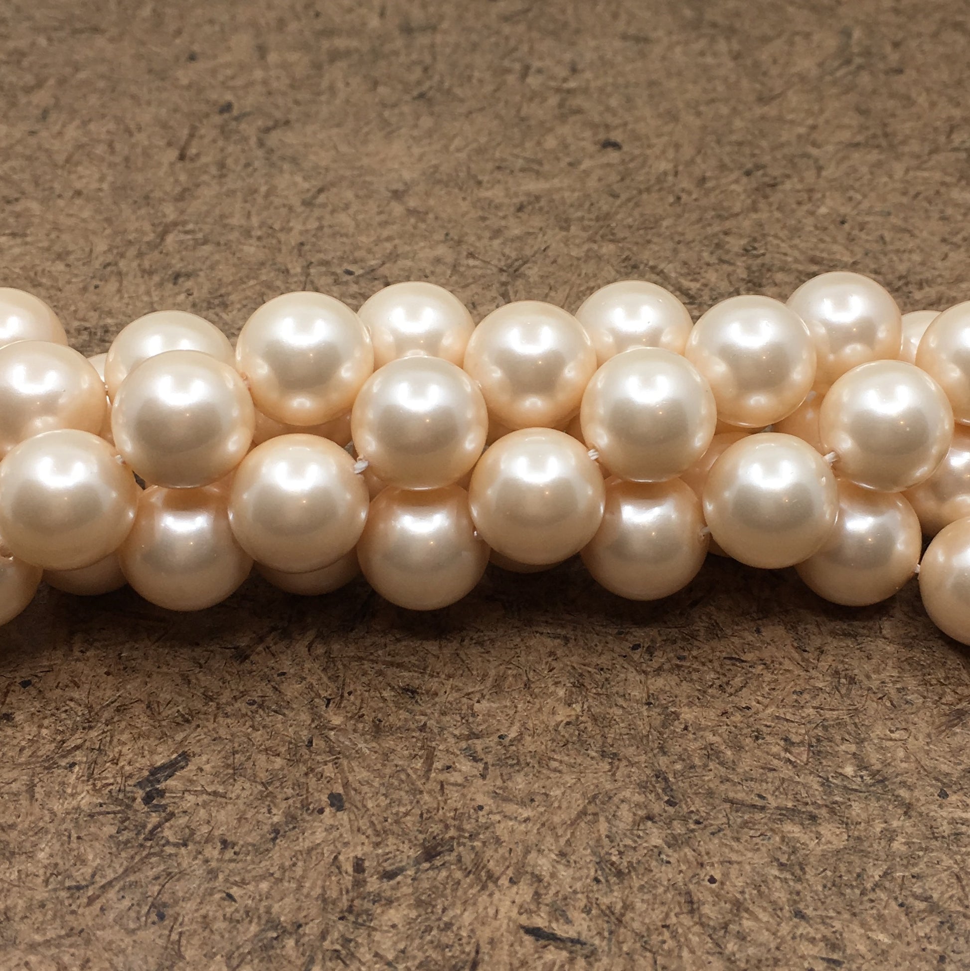 8mm Blush Pink Shell Pearls | Bellaire Wholesale