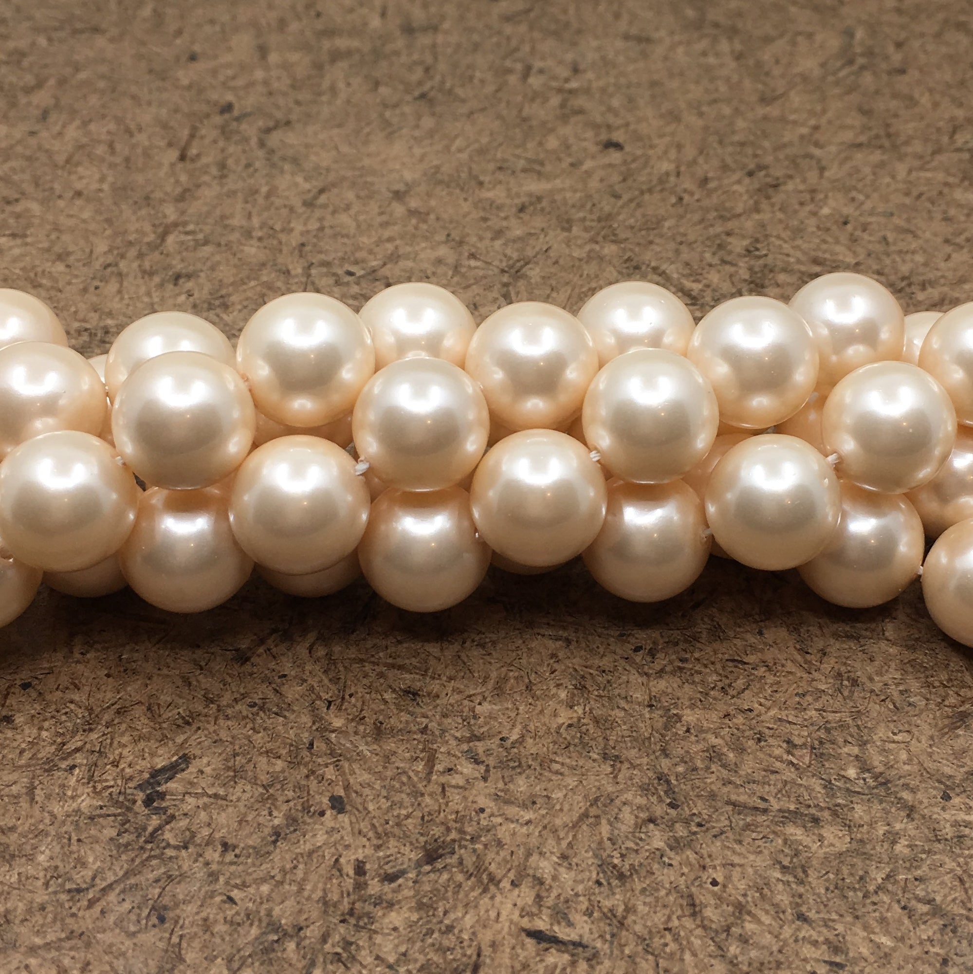 8mm Blush Pink Shell Pearls | Bellaire Wholesale