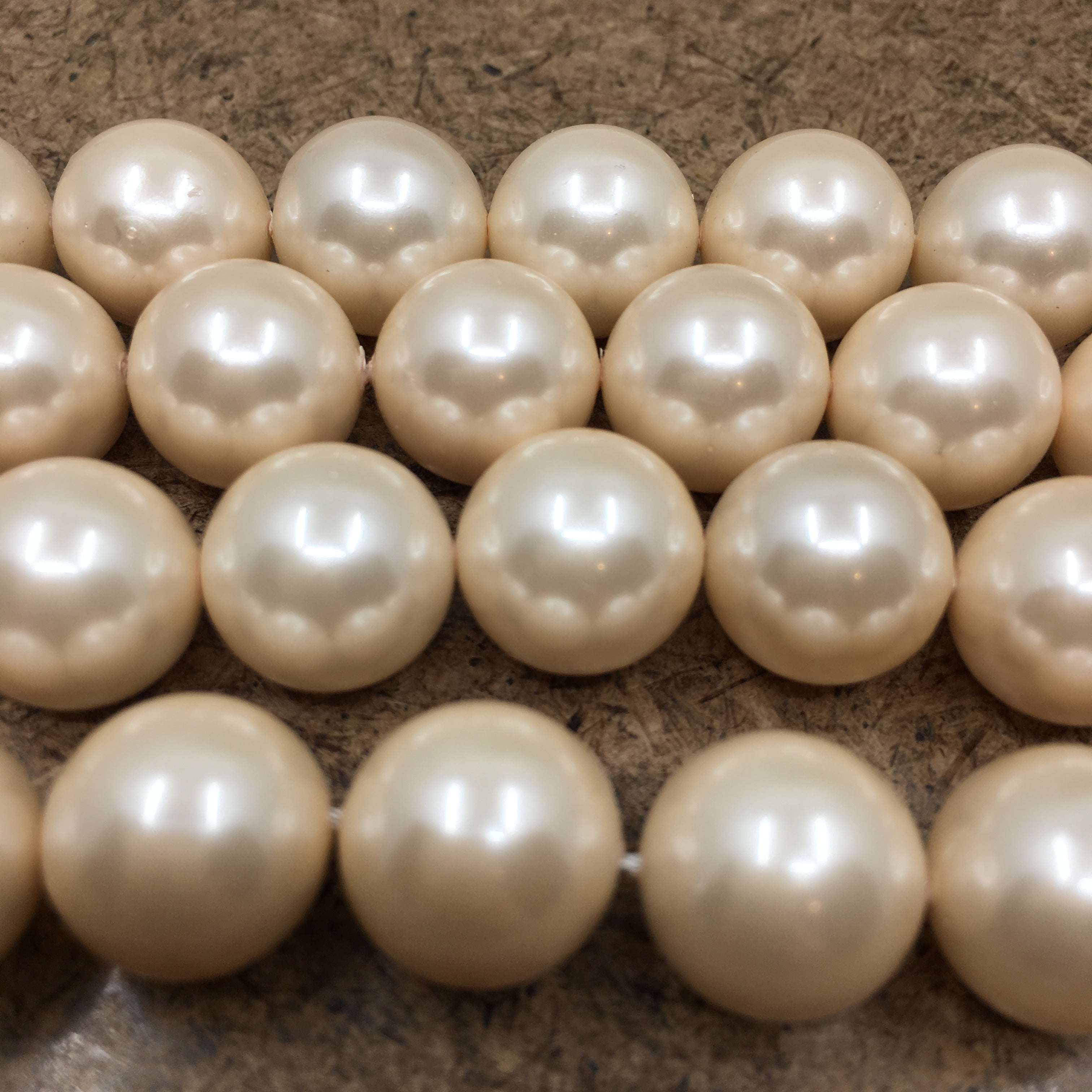 8mm Blush Pink Shell Pearls | Bellaire Wholesale