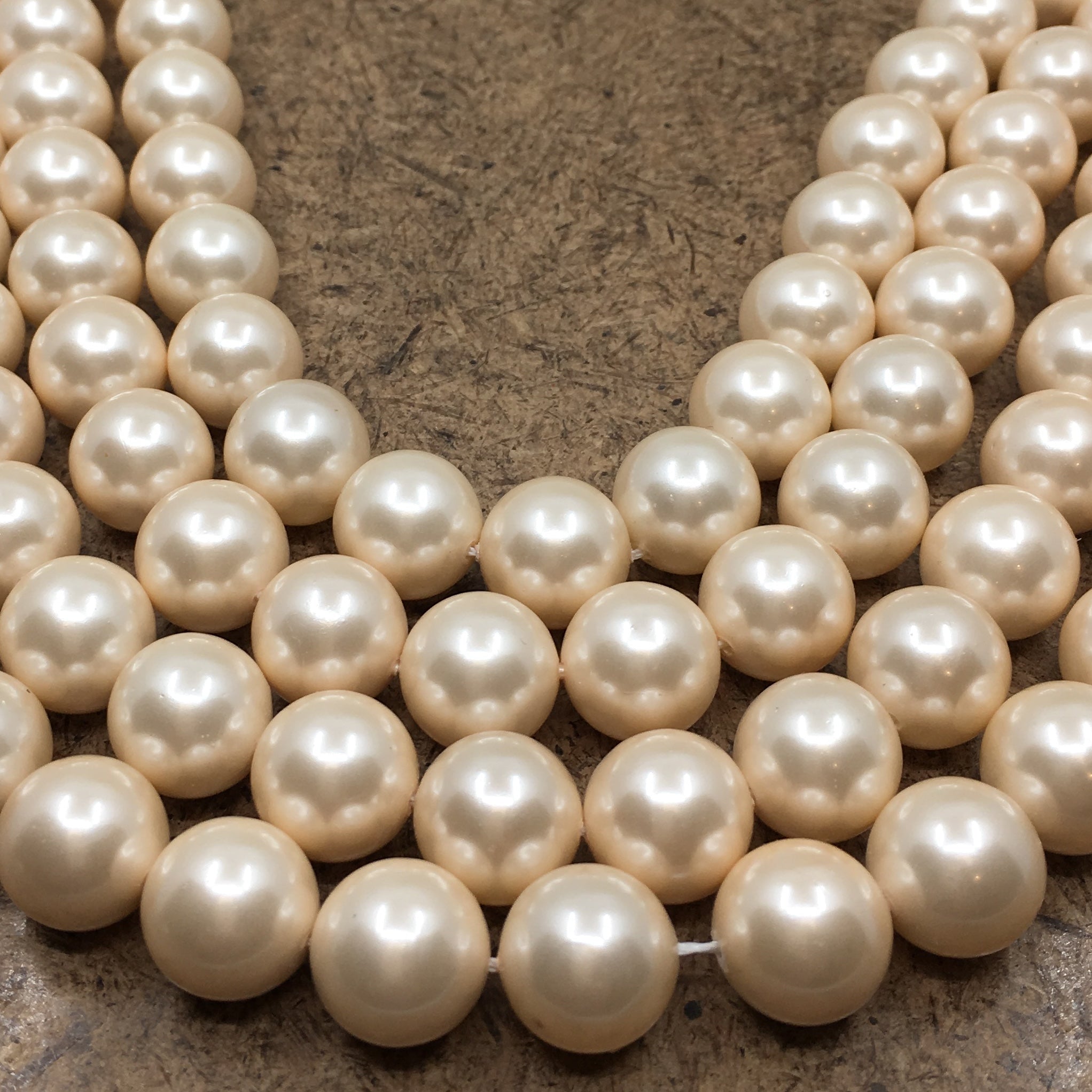 8mm Blush Pink Shell Pearls | Bellaire Wholesale