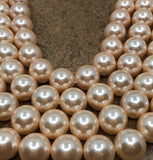 12mm Blush Peach Shell Pearls | Bellaire Wholesale