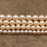 8mm Blush Peach Shell Pearls | Bellaire Wholesale