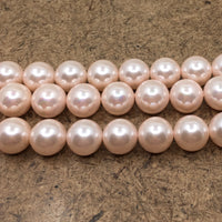 12mm Blush Pink Shell Pearls | Bellaire Wholesale