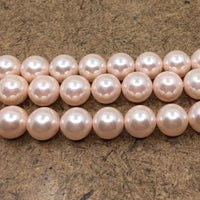 6mm Blush Pink Shell Pearls | Bellaire Wholesale