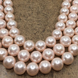 12mm Blush Pink Shell Pearls | Bellaire Wholesale