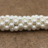 8mm White Shell Pearls | Bellaire Wholesale
