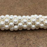 6mm White Shell Pearls | Bellaire Wholesale