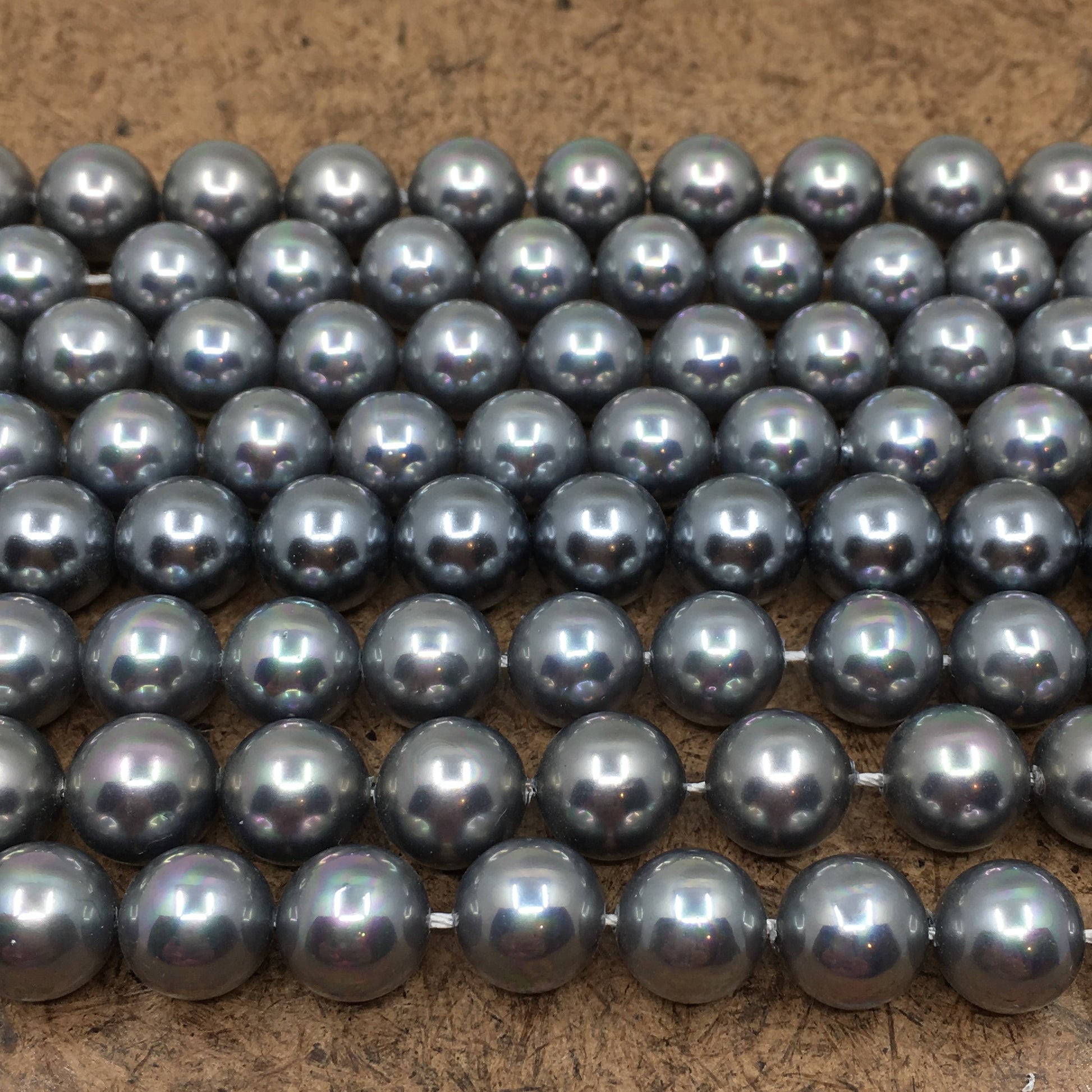 6mm Grey Shell Pearls | Bellaire Wholesale