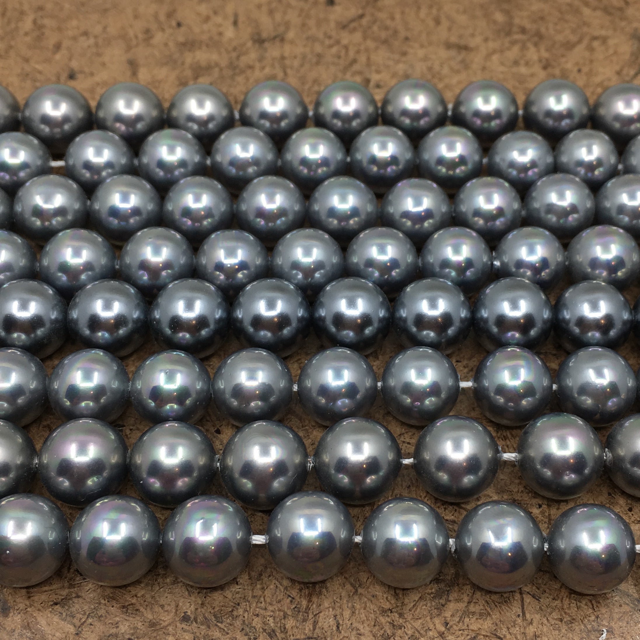 6mm Grey Shell Pearls | Bellaire Wholesale