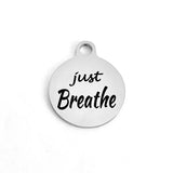 Just Breathe Custom Charm | Bellaire Wholesale