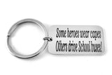 Gift for School Bus Driver Rectangle Custom Charm | Bellaire Wholesale