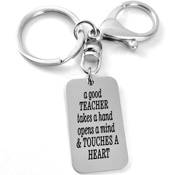 Best Teacher Rectangle Custom Charm | Bellaire Wholesale