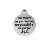 Children & Grandchildren Laser Engraved Charm | Bellaire Wholesale