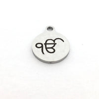 1 Onkar Round Personalized Charm | Bellaire Wholesale