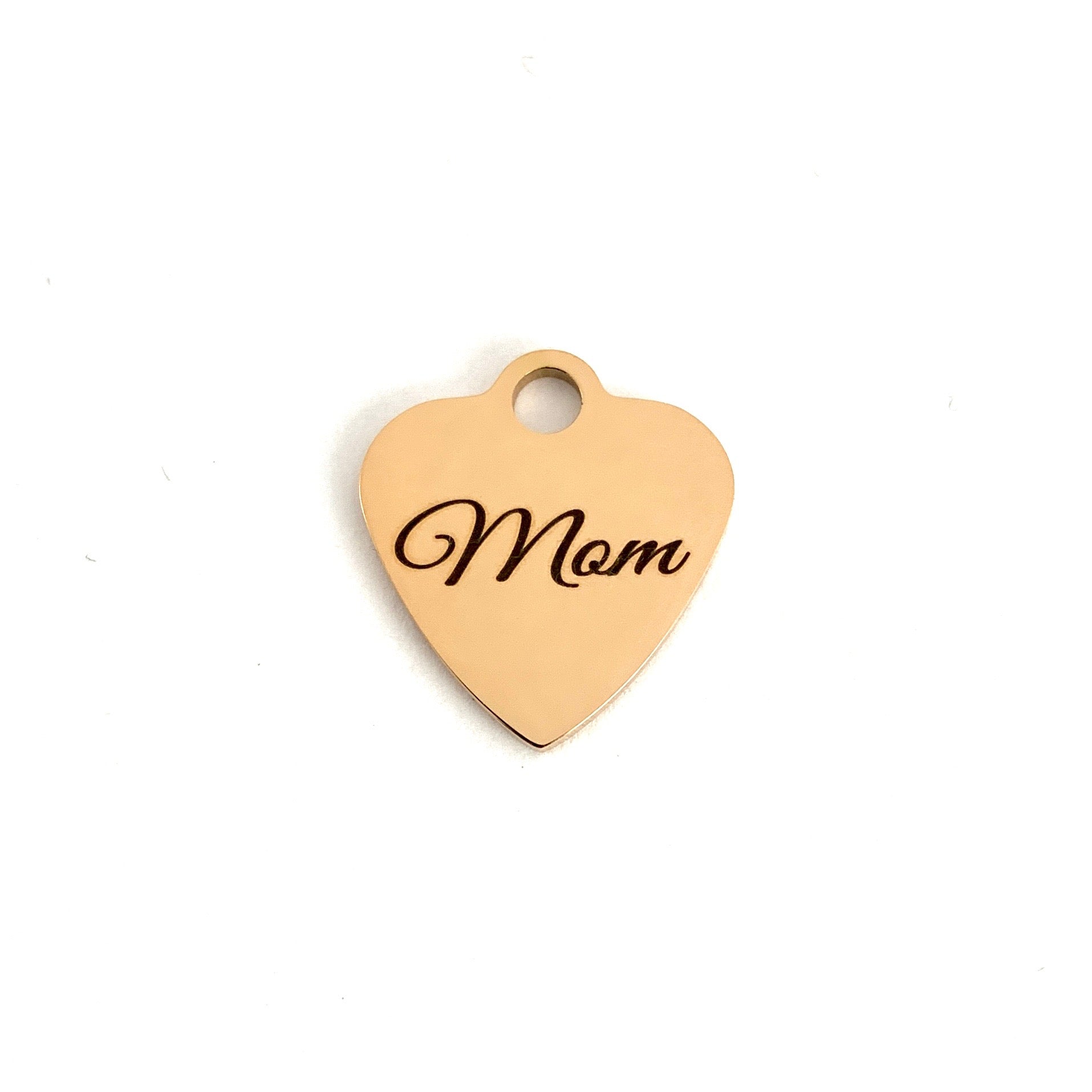 Mom Charm Laser Engraved | Bellaire Wholesale