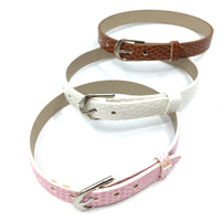 Pink Thin Faux Leather Strap Band | Bellaire Wholesale