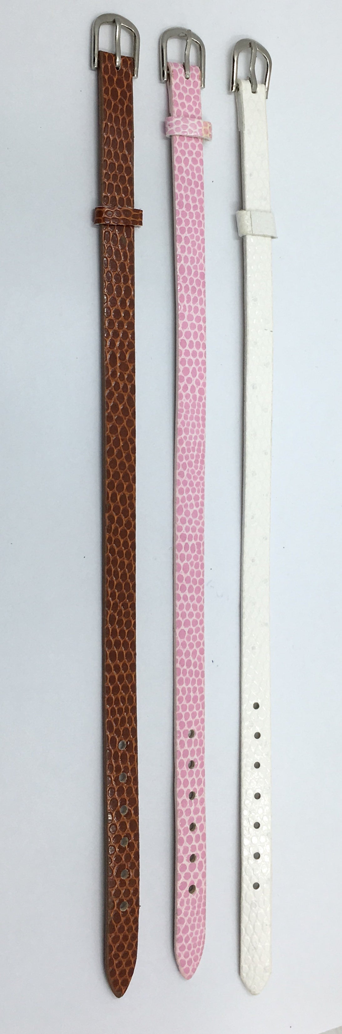Brown Thin Faux Leather Strap Band | Bellaire Wholesale