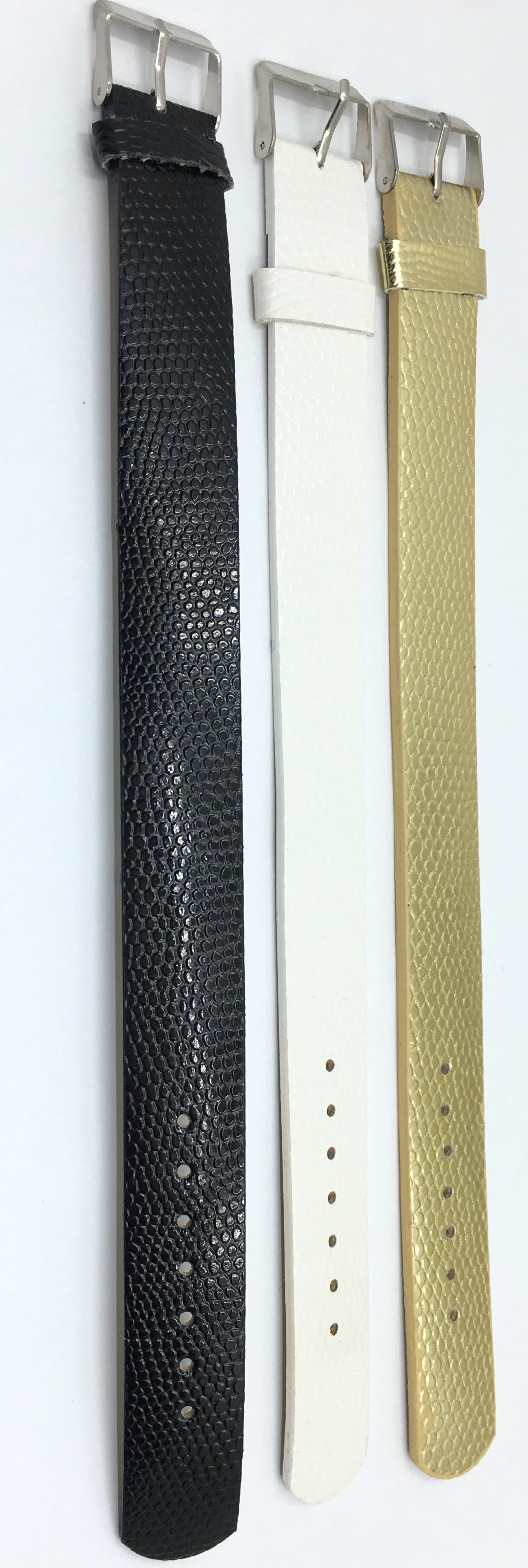 White Wide Faux Leather Strap Band | Bellaire Wholesale