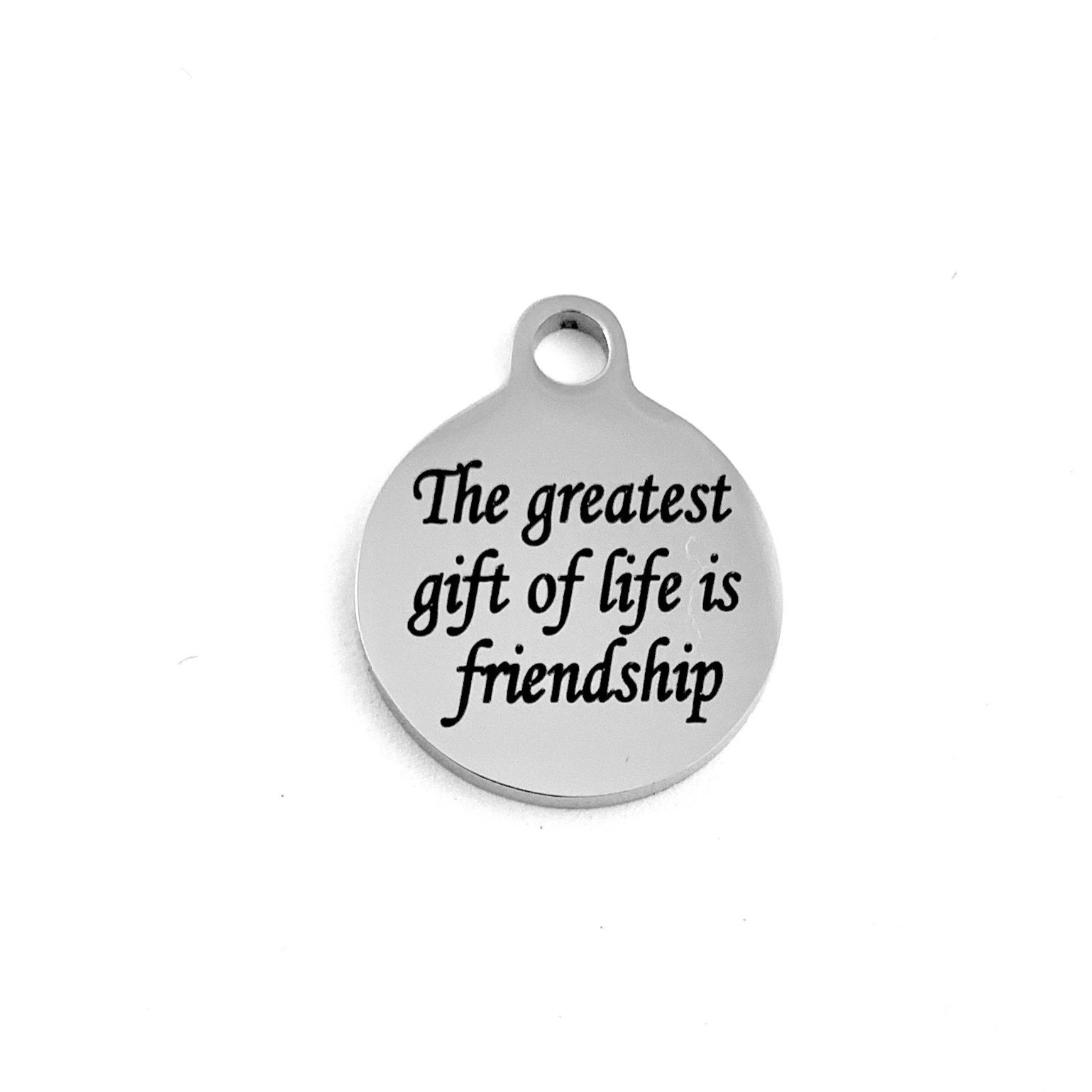 Best Friends Laser Engraved Charm | Bellaire Wholesale