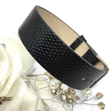 Black Wide Faux Leather Strap Band | Bellaire Wholesale
