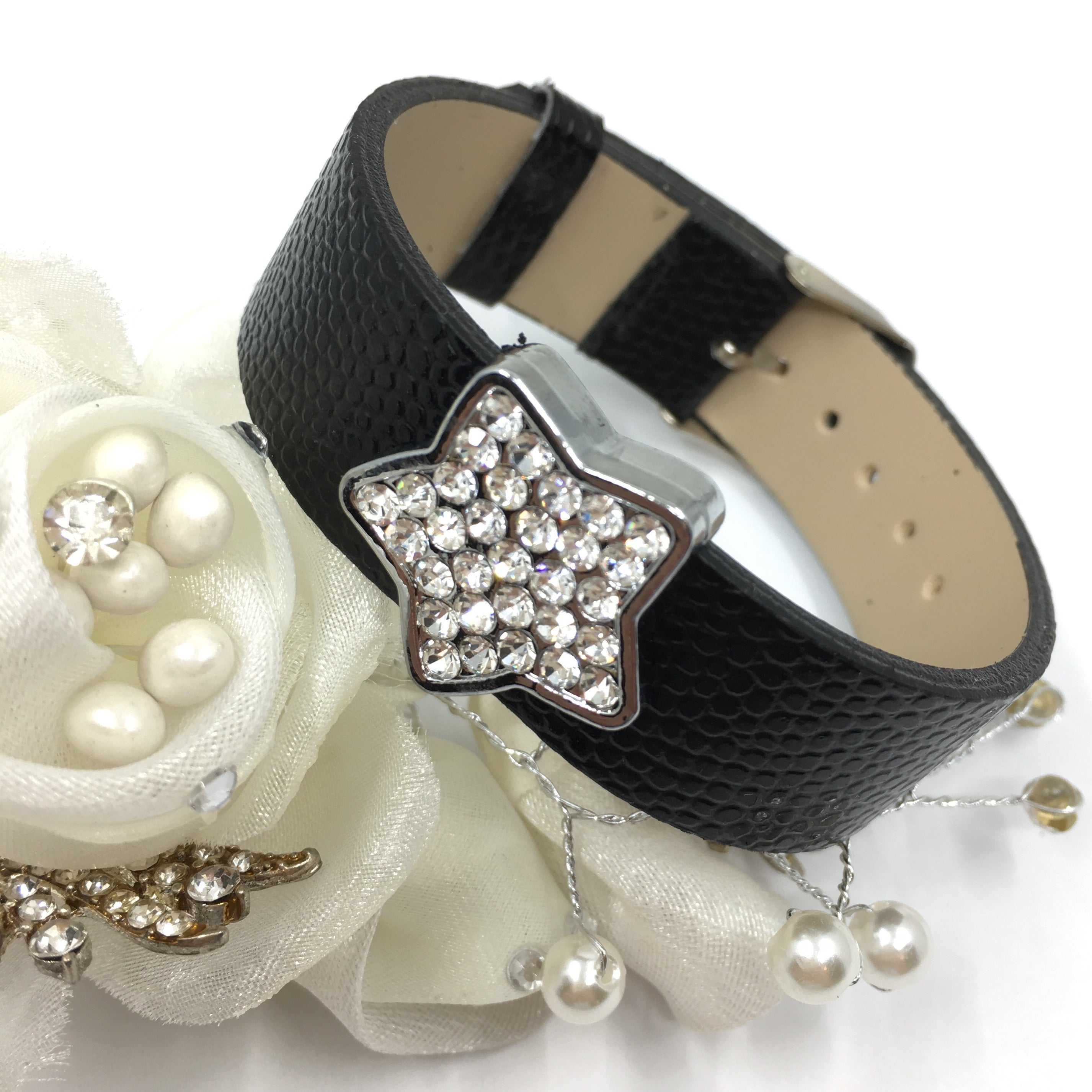 Alloy Rhinestone Star Shape Slide Charms | Bellaire Wholesale