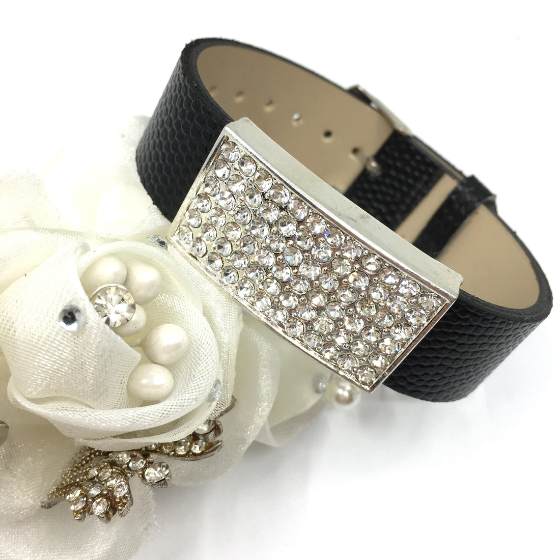 Alloy Rhinestone Rectangle Shape Slide Charms | Bellaire Wholesale