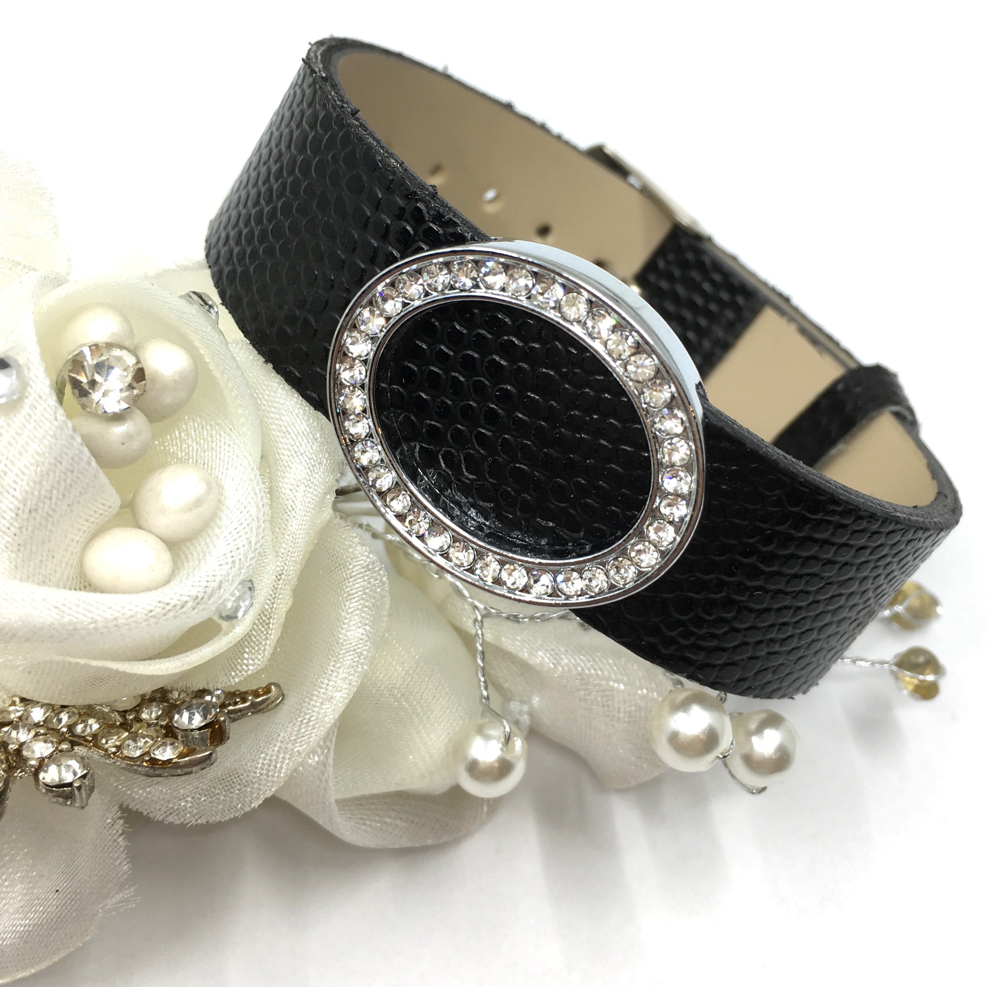 Alloy Rhinestone Oval Shape Slide Charms | Bellaire Wholesale