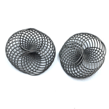 Alloy Gunmetal Filigree Connector | Bellaire Wholesale