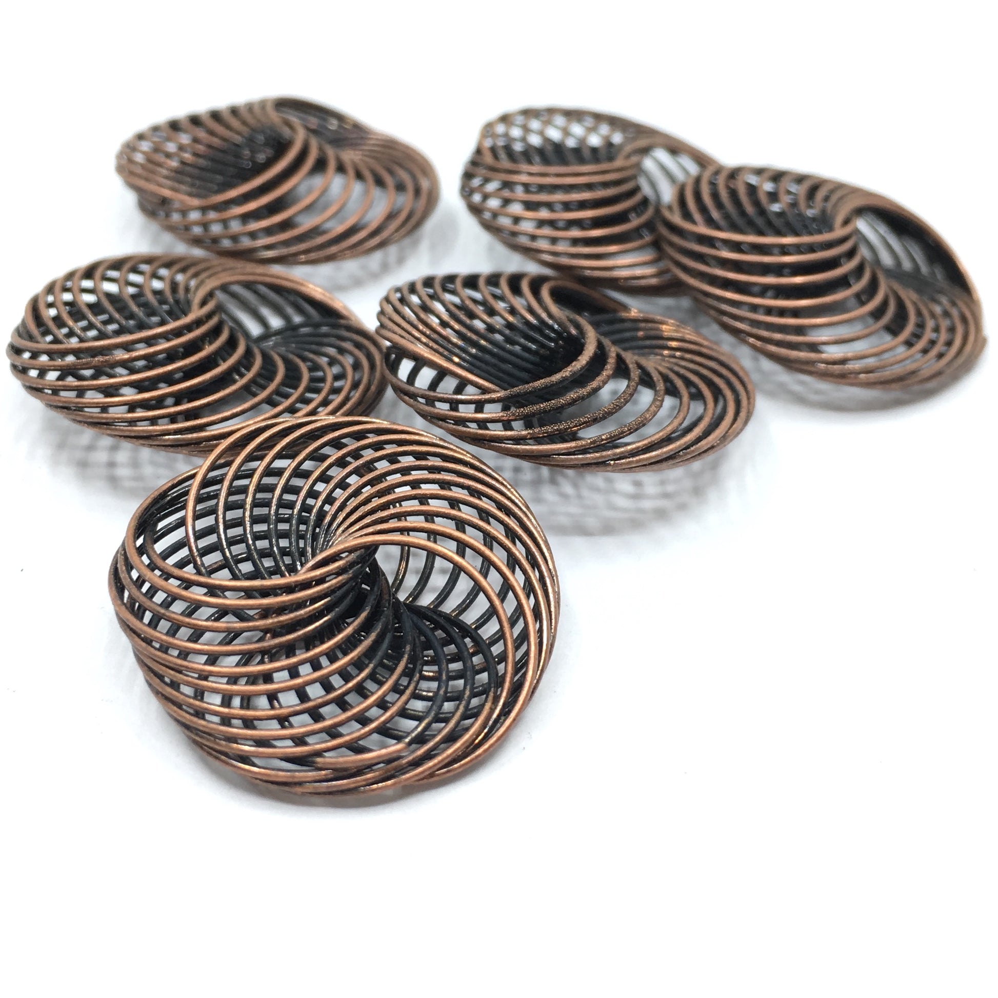 Alloy Dark Copper Filigree Connector | Bellaire Wholesale