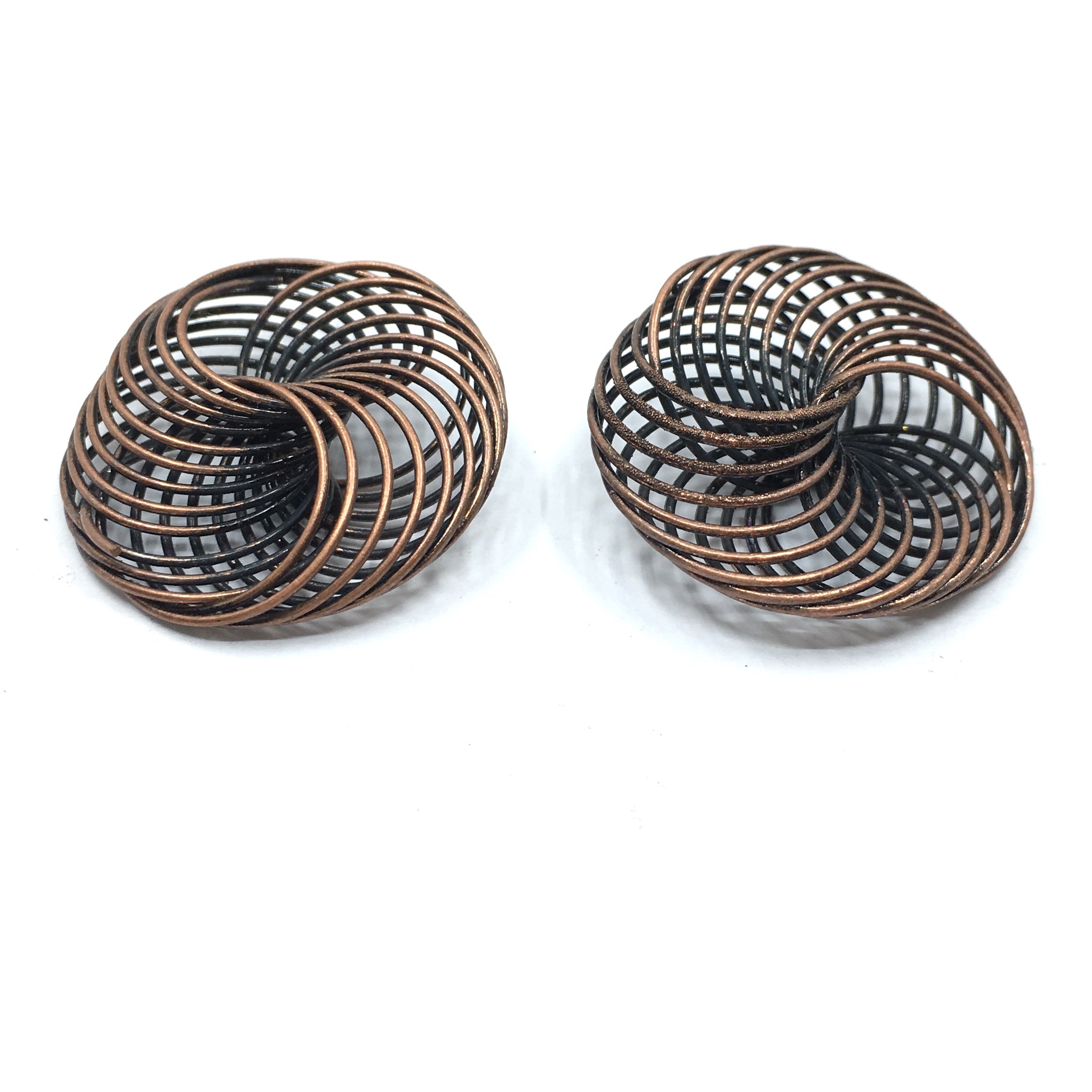 Alloy Dark Copper Filigree Connector | Bellaire Wholesale