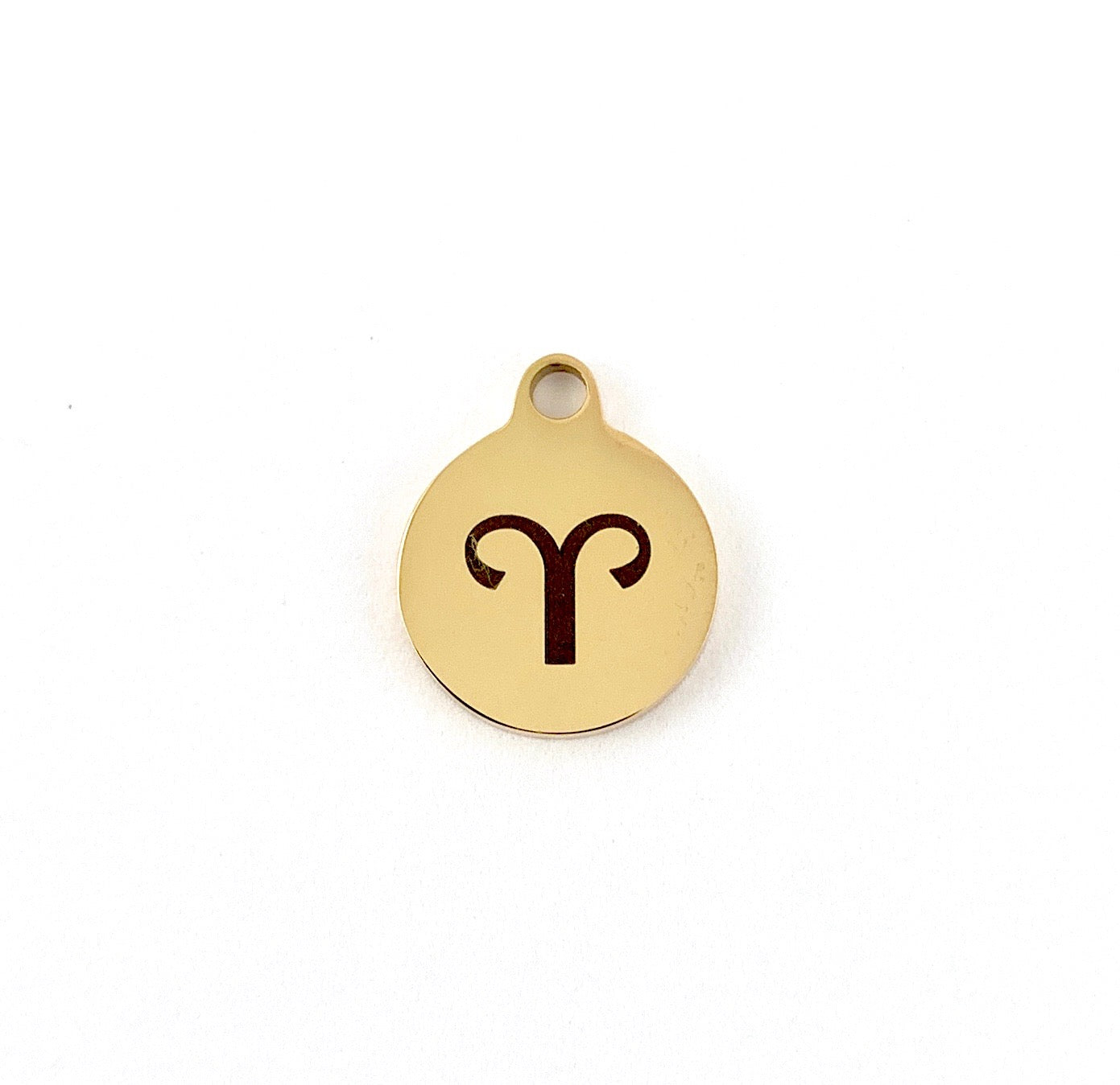 Zodiac Sign Round Personalized Charm | Bellaire Wholesale