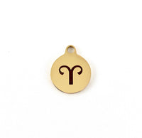 Zodiac Sign Engraved Charm | Bellaire Wholesale