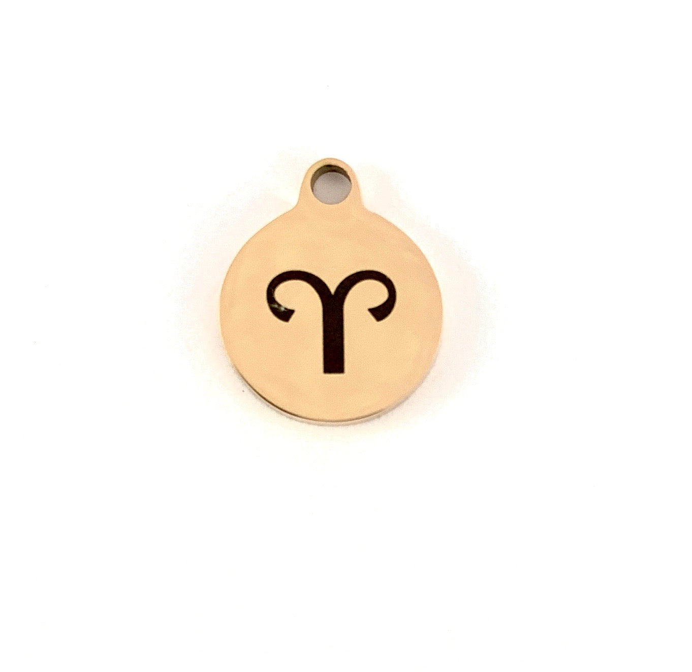 Zodiac Sign Round Personalized Charm | Bellaire Wholesale