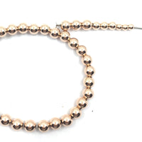 4mm 14K Gold Filled Rose Gold Beads | Bellaire Wholesale