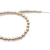 5mm 14K Gold Filled Rose Gold Beads | Bellaire Wholesale
