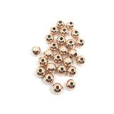 4mm 14K Gold Filled Rose Gold Beads | Bellaire Wholesale