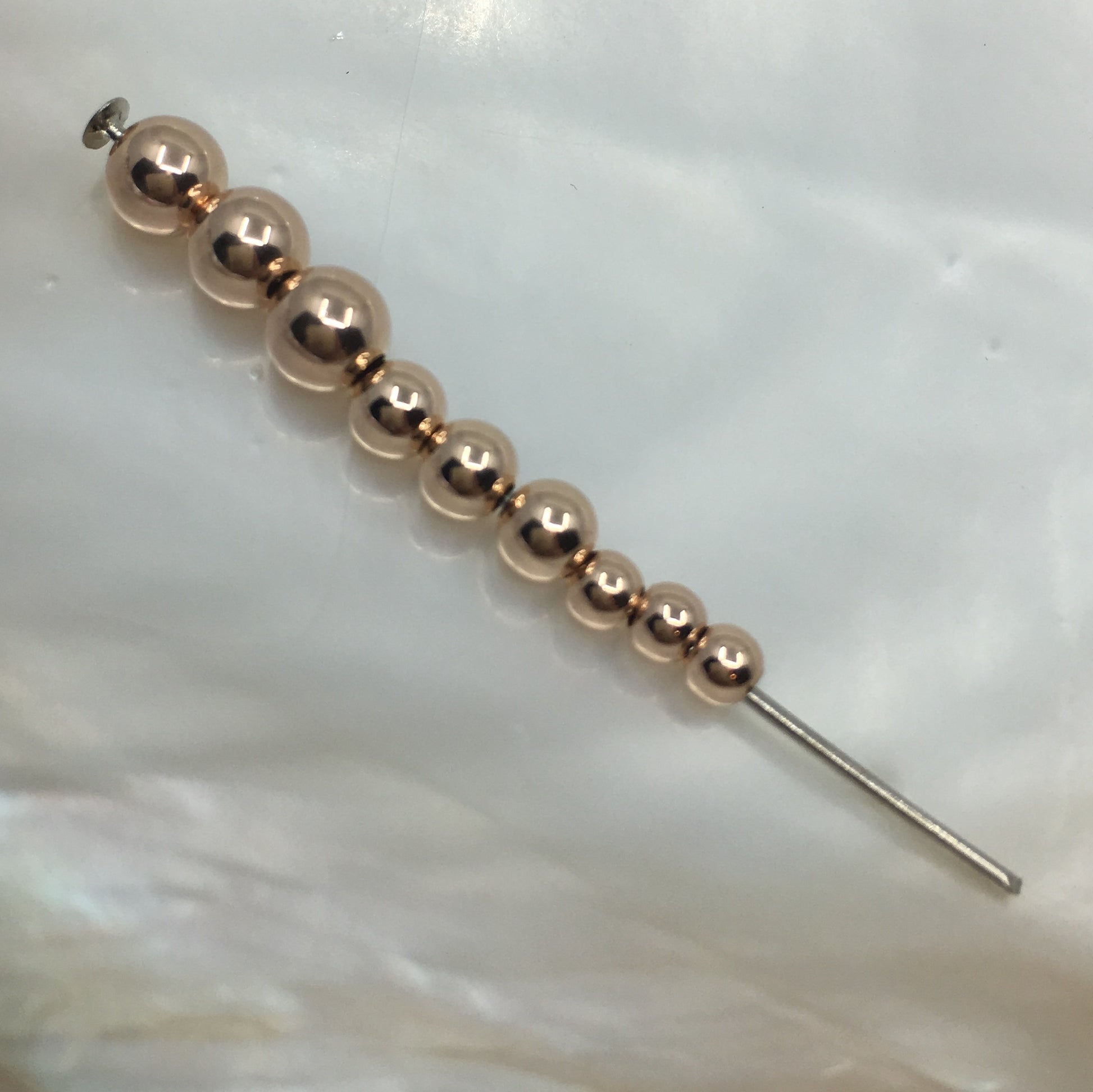4mm 14K Gold Filled Rose Gold Beads | Bellaire Wholesale