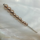 5mm 14K Gold Filled Rose Gold Beads | Bellaire Wholesale