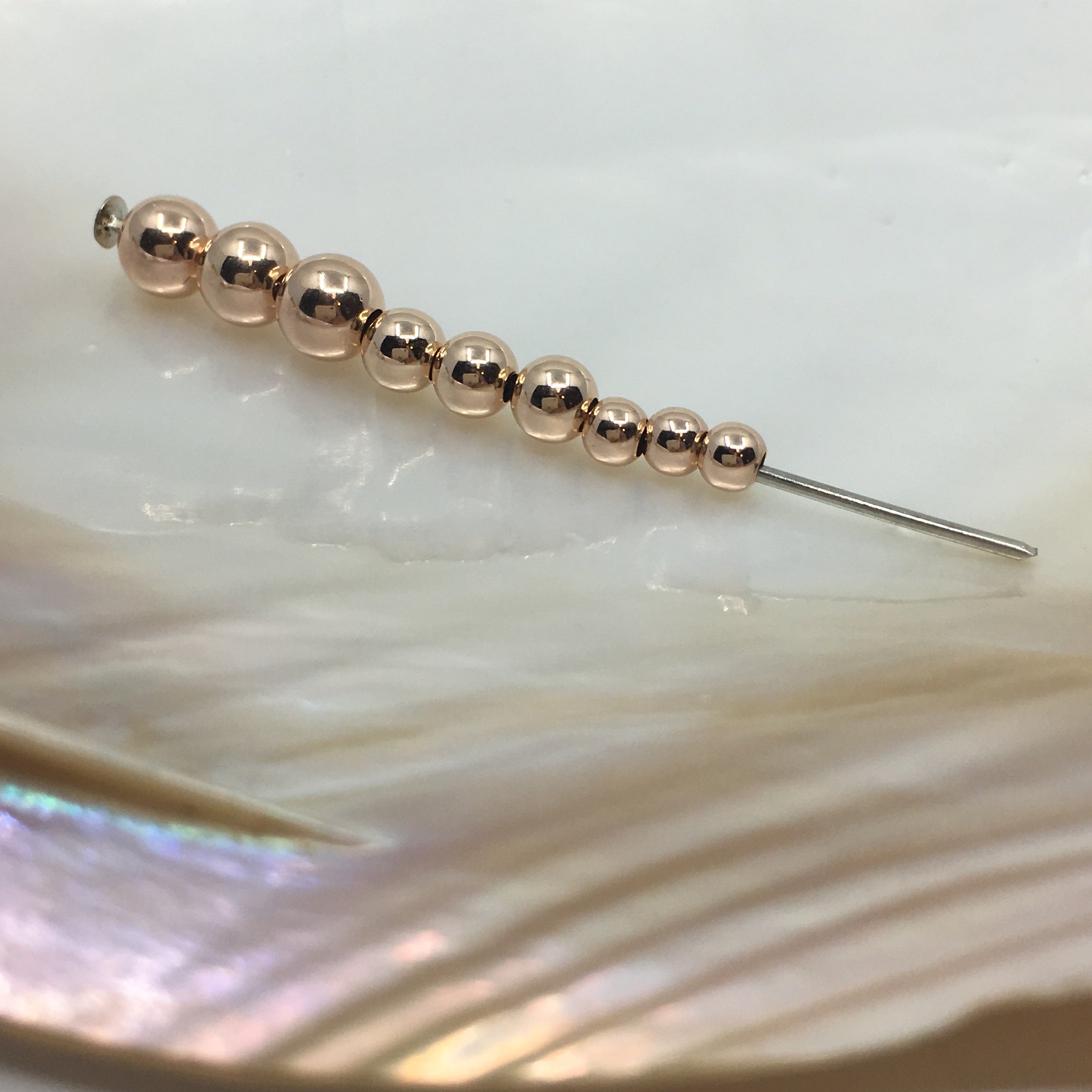 3mm 14K Gold Filled Rose Gold Beads | Bellaire Wholesale