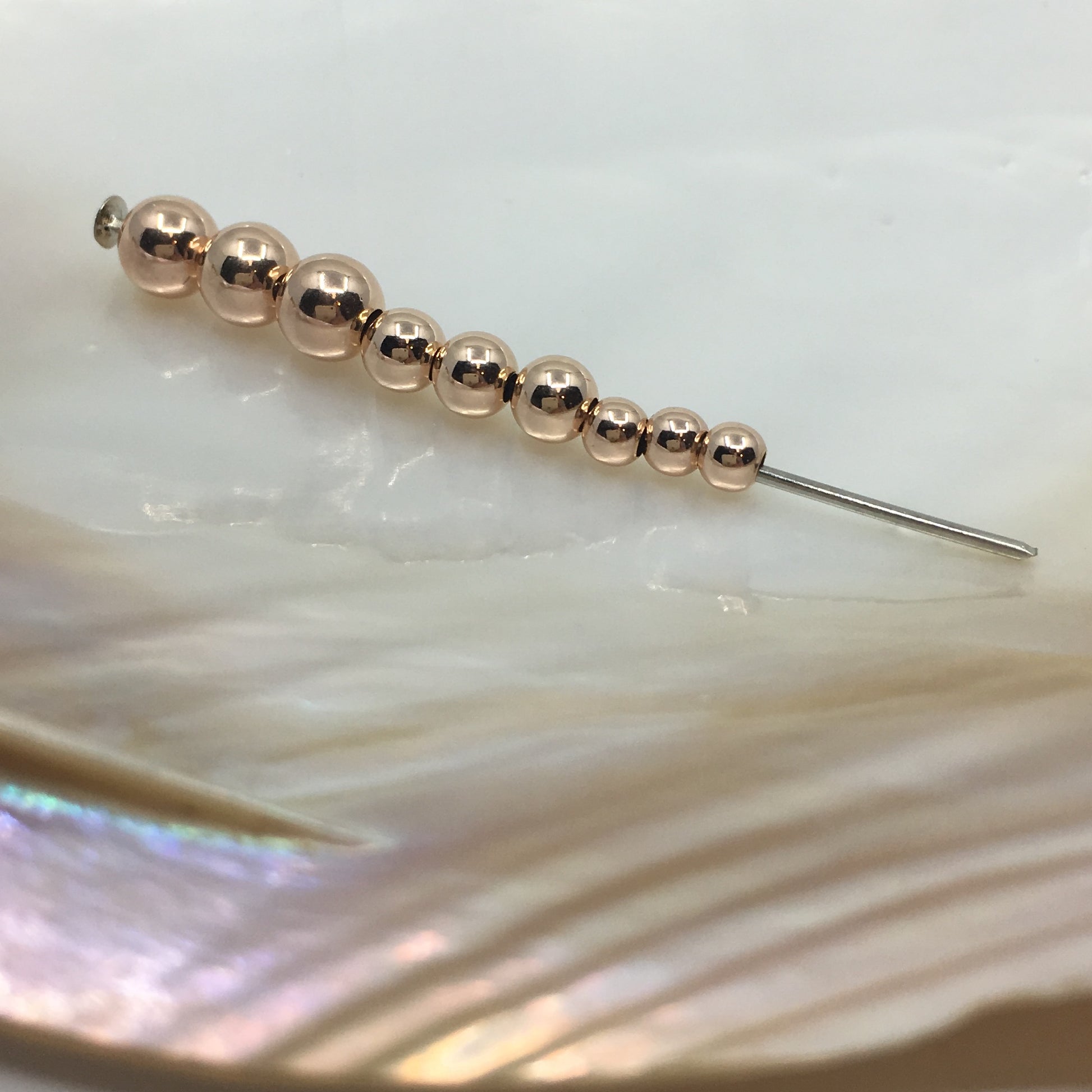 4mm 14K Gold Filled Rose Gold Beads | Bellaire Wholesale